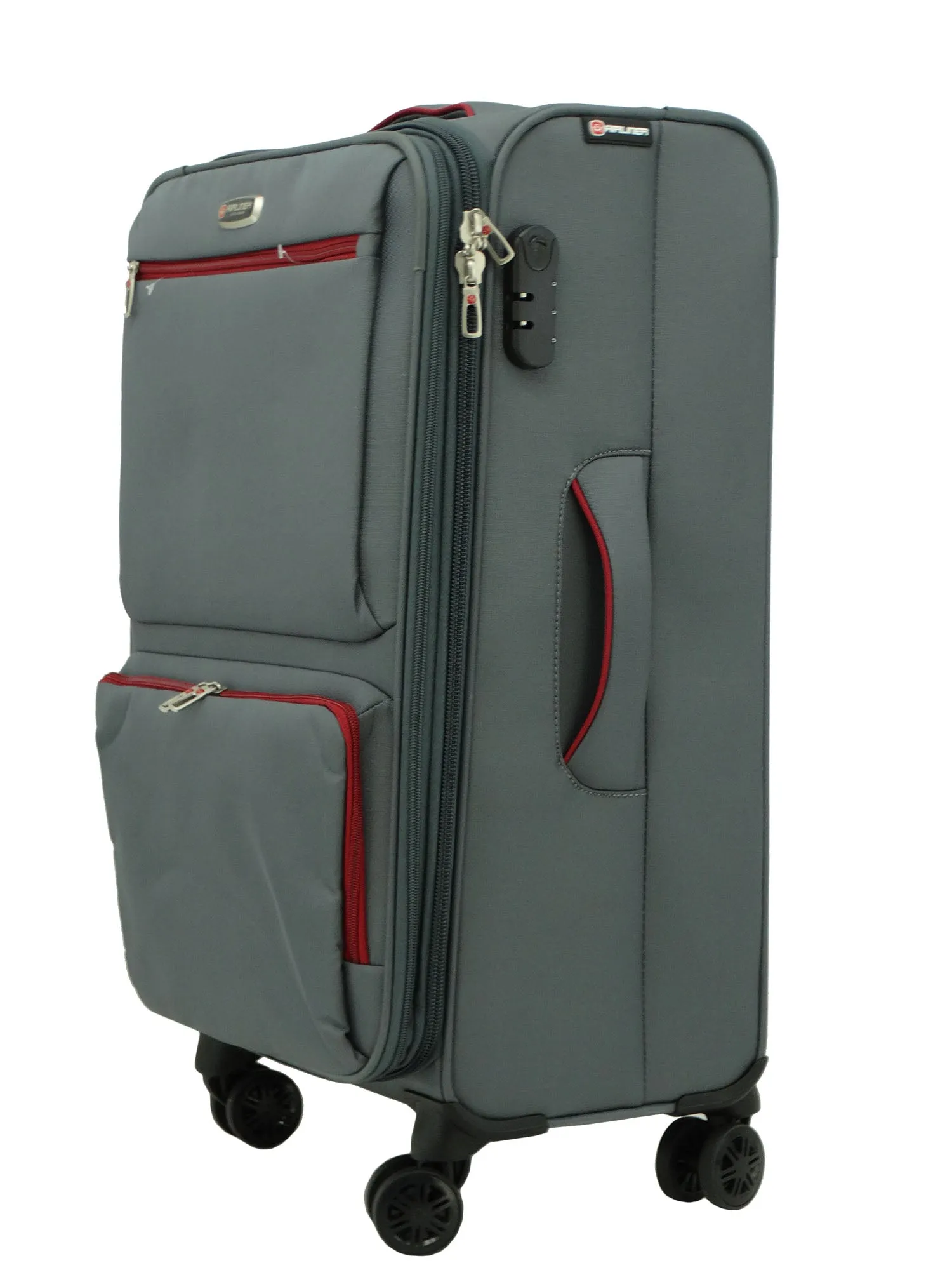 1780GR2, Airliner - Small Suitcase 20" - Grey