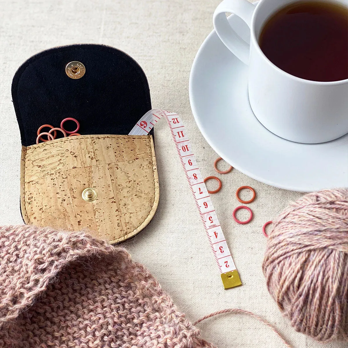 Allstitch Studio Cork Notions Pouch - Natural