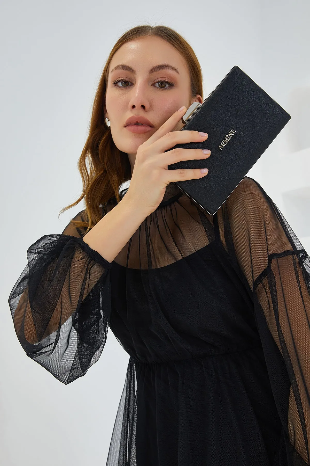 armine kadin parlakabiye clutch çanta 010155