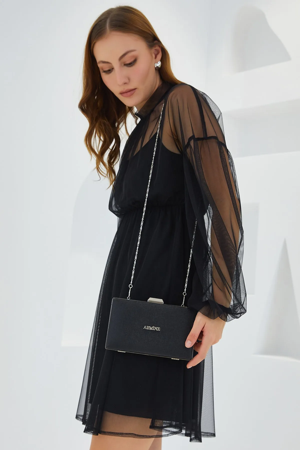 armine kadin parlakabiye clutch çanta 010155