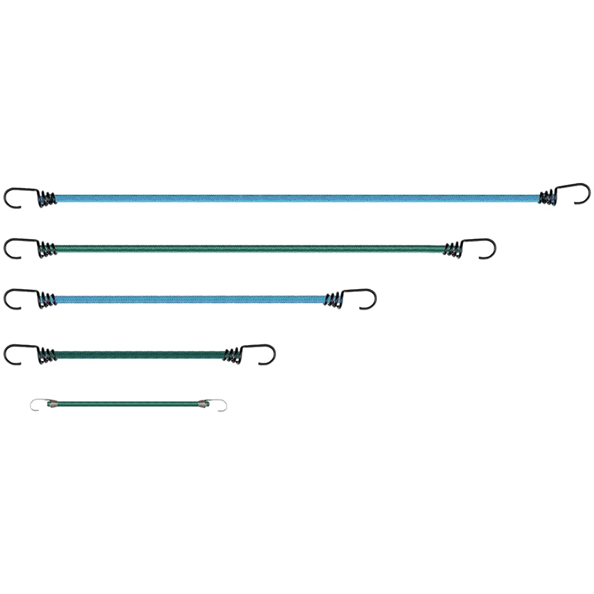 Assorted Bungee Cords - 12 Pack