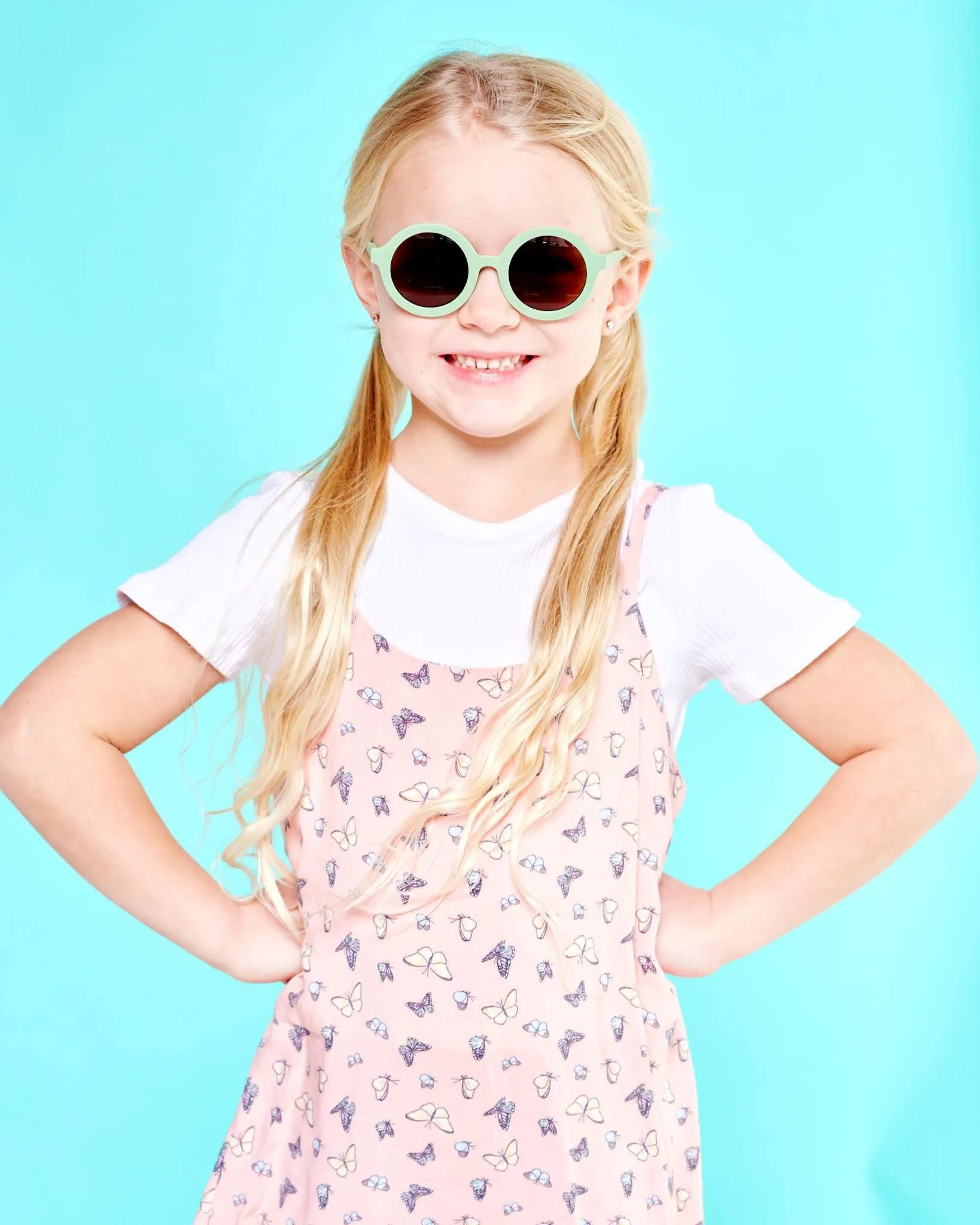Babiators - Euro Round - All The Rage Sage with Amber Lens