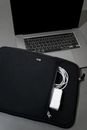 BLACK NEOPRENE LAPTOP SLEEVES