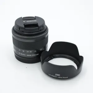 Canon EF-M 15-45mm f/3.5-6.3 IS STM Lens (Graphite) *USED*