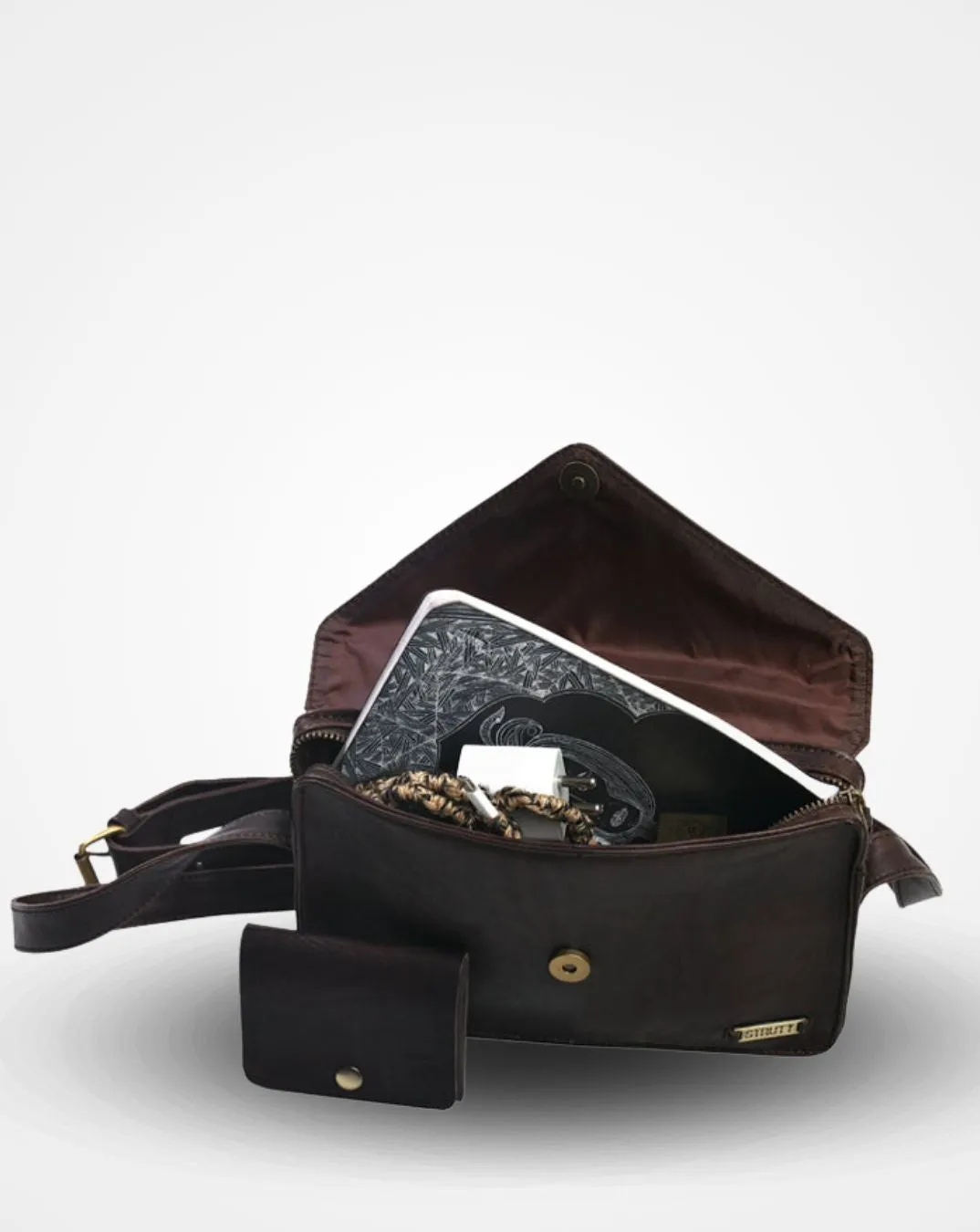 Carla- The Leather Crossbody bag and Batua Combo