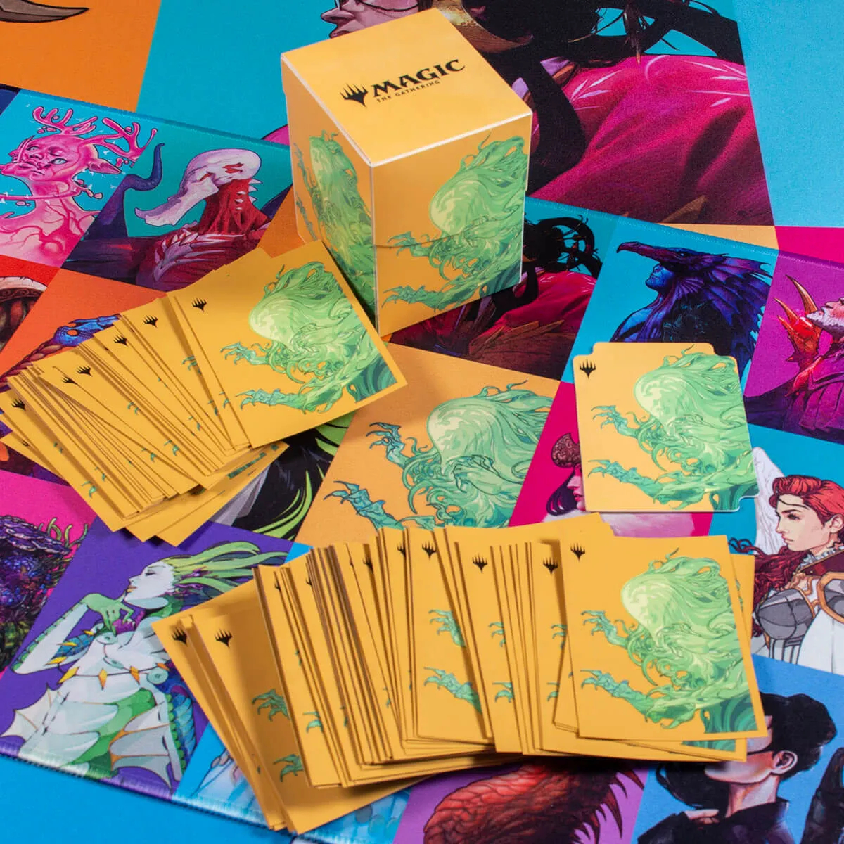 Commander Masters Pop Collage 8ft Table Playmat for Magic: The Gathering