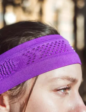 Compressport Unisex's Thin Headband On/Off - Lilac