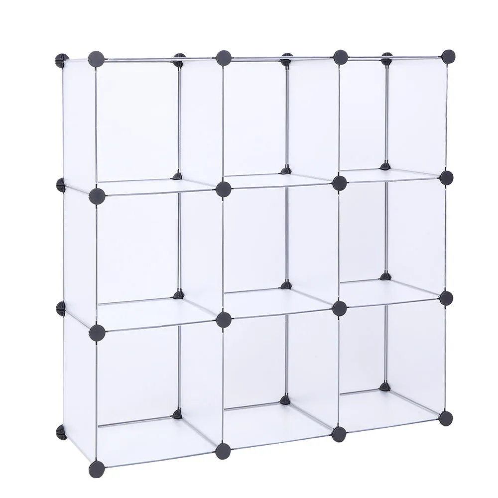 Cube Storage 9-Cube Closet Organizer, DIY Closet Cabinet, White