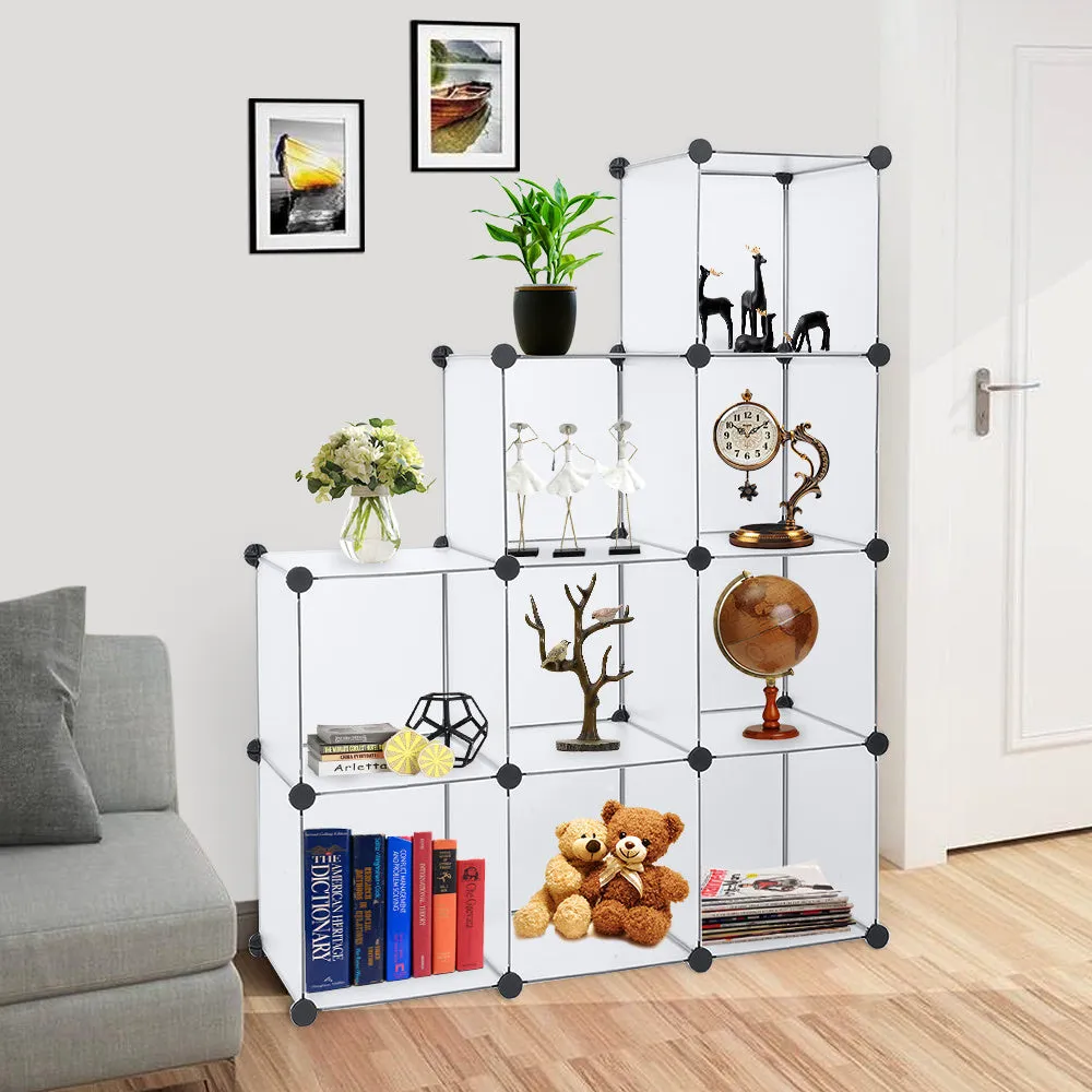 Cube Storage 9-Cube Closet Organizer, DIY Closet Cabinet, White