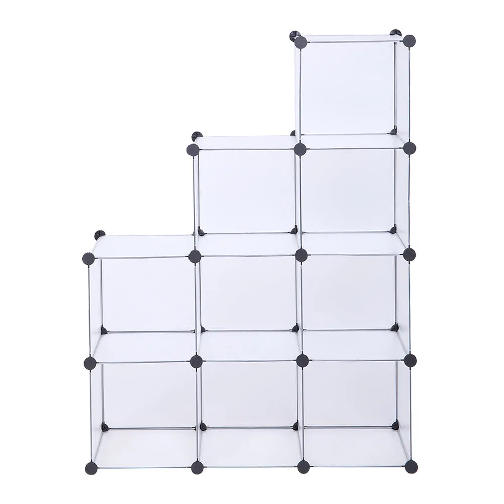Cube Storage 9-Cube Closet Organizer, DIY Closet Cabinet, White