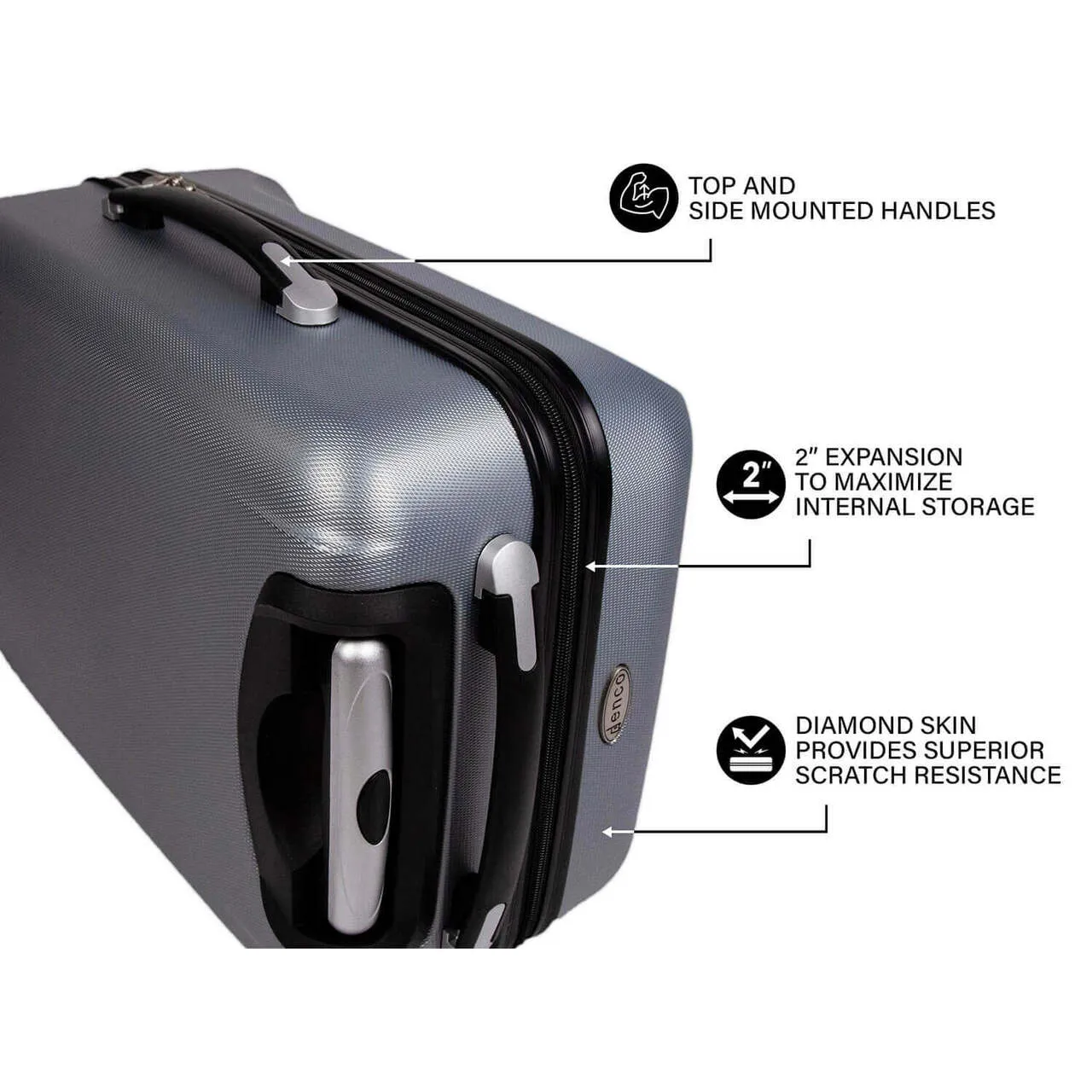Dallas Cowboys 20" Navy Domestic Carry-on Spinner