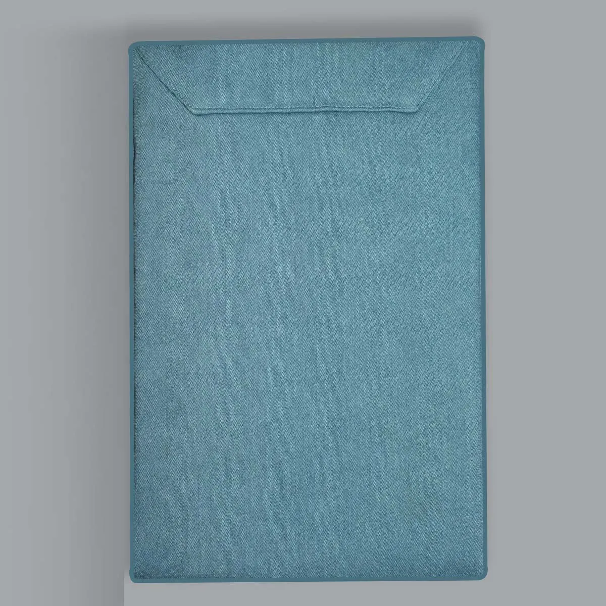 Denim Laptop Sleeve Velcro (Teal Blue)