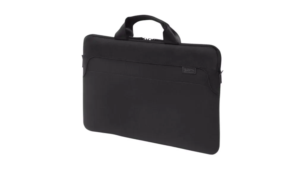 Dicota Ultra Skin Plus Pro Laptop Sleeve 14.1" Black. The Slipcase Has An Ultra Slim And Lightweight Design. Soft Faux F