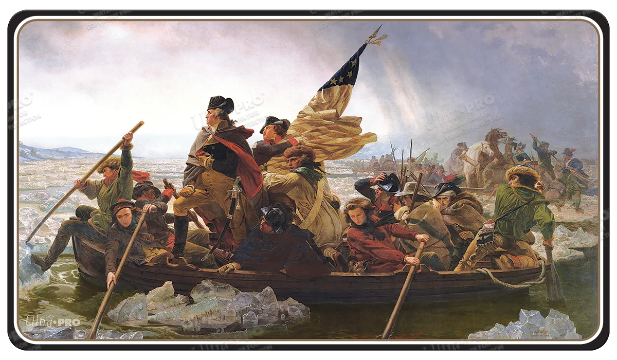 Fine Art Washington Crossing the Delaware Standard Gaming Playmat Mousepad by Emanuel Leutze