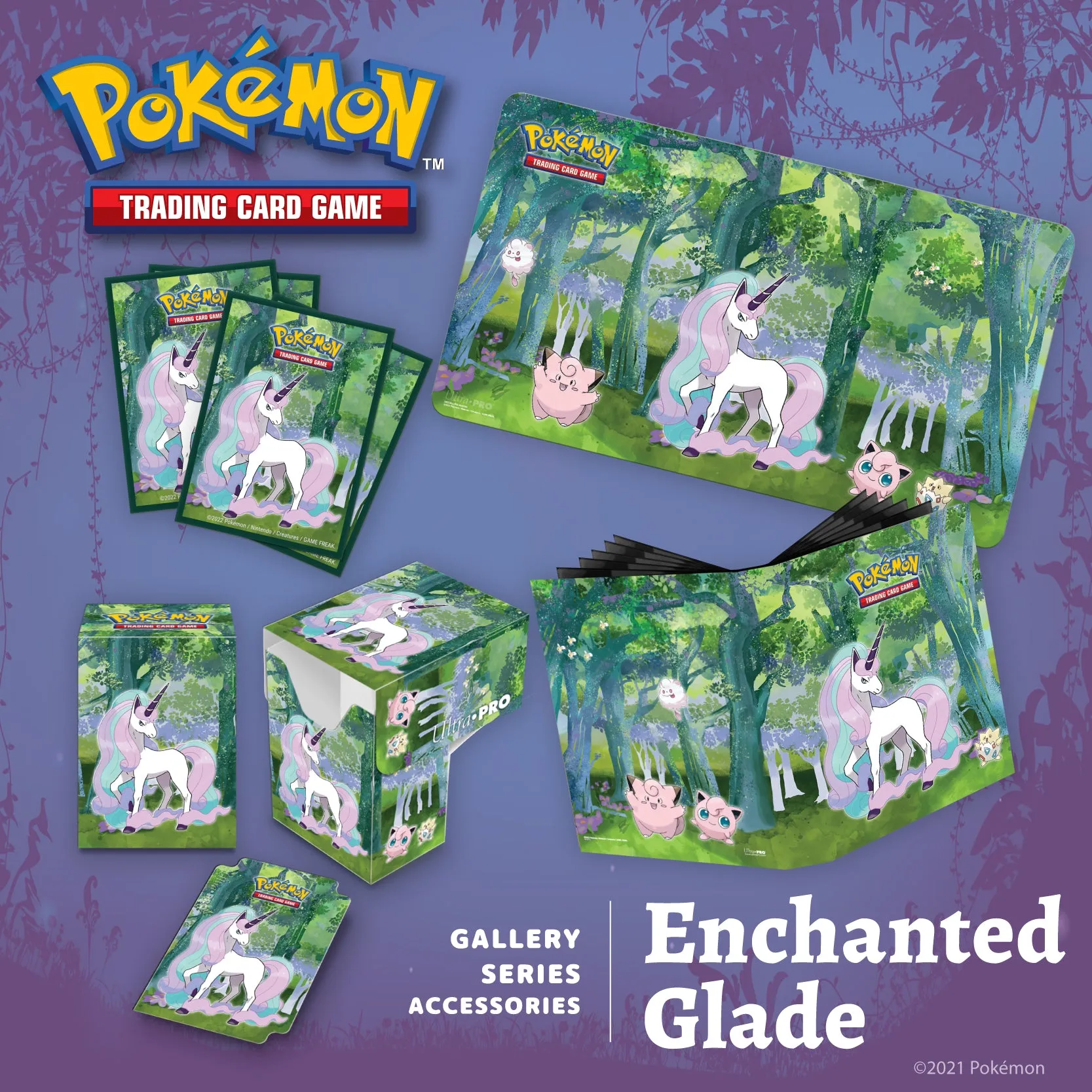 Gallery Series Enchanted Glade Standard Gaming Playmat Mousepad for Pokemon