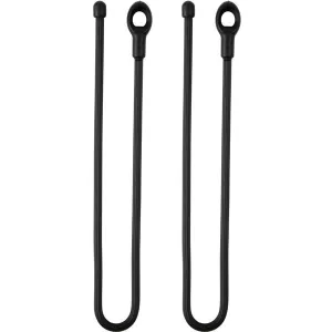Gear Tie Loopable, Black - 12" (2 Pack)