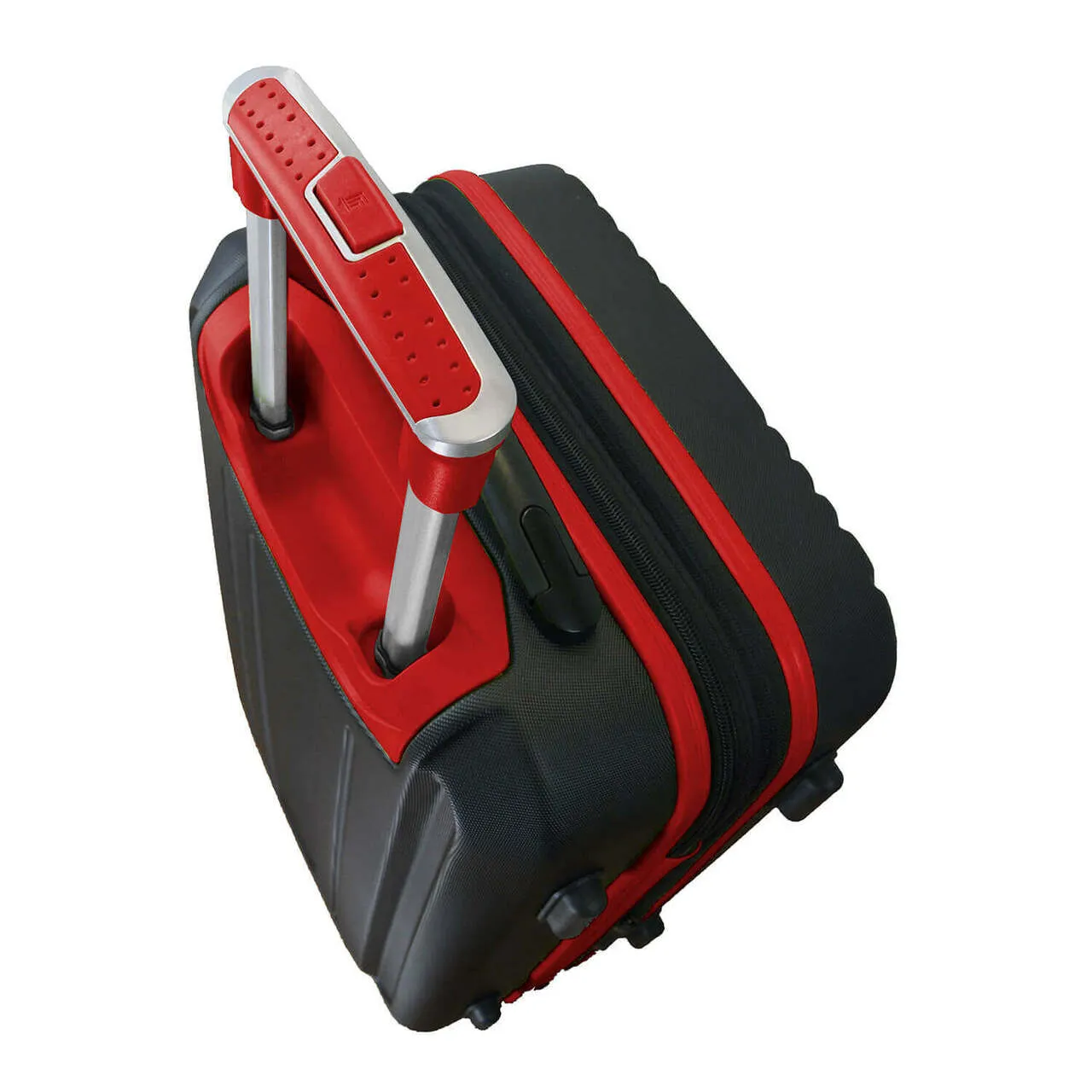 Harvard Carry On Spinner Luggage | Harvard Hardcase Two-Tone Luggage Carry-on Spinner in Red