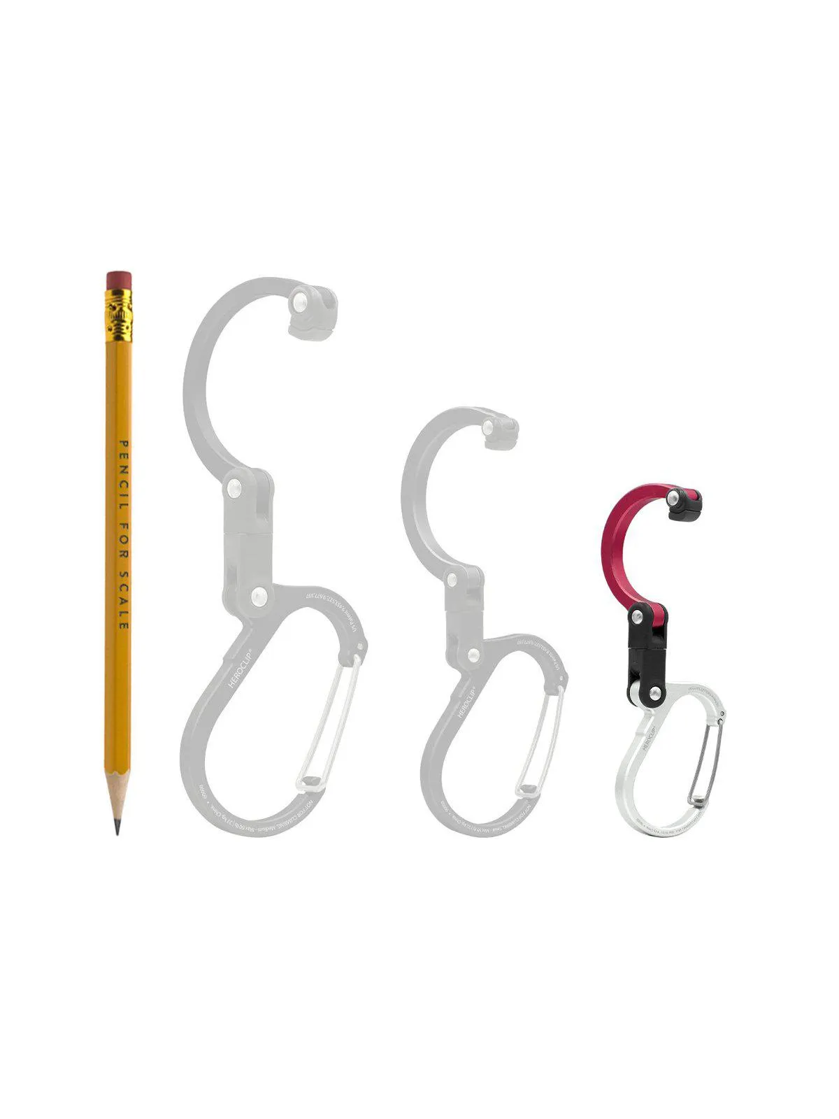 Heroclip Carabiner Mini Hot Rod Red