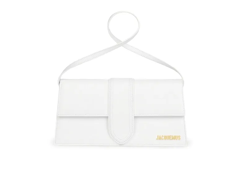 Jacquemus Le Bambino Long Shoulder Bag White
