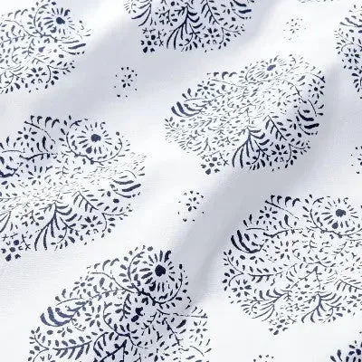 King 300 Thread Count Ultra Soft Printed Flat Sheet Paisley - Threshold