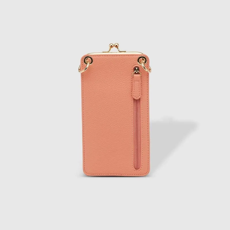 Louenhide - Billie Crossbody Phone Bag - Peach