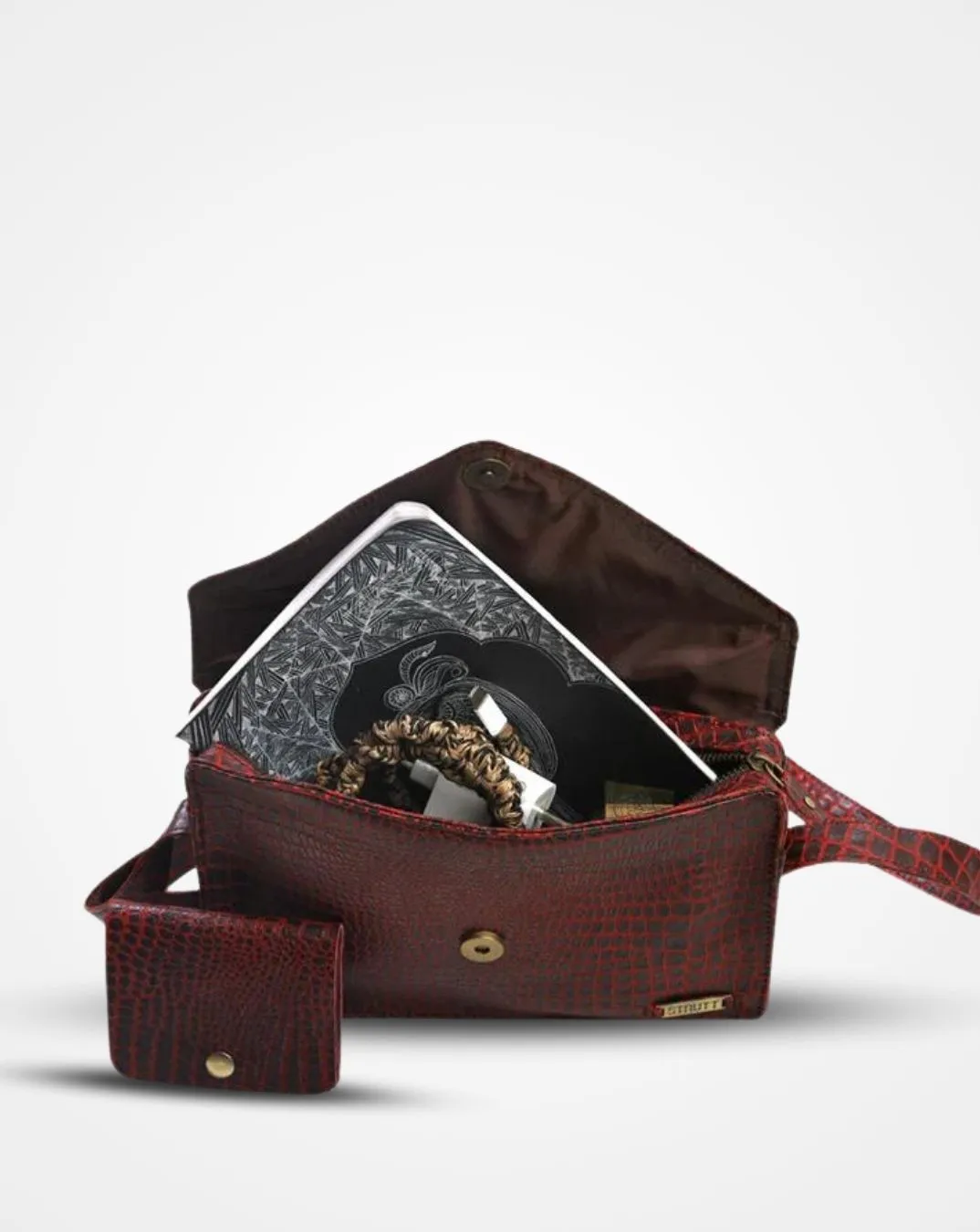 Lucy- The  Leather Crossbody bag and Batua Combo