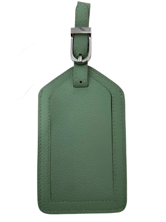 Luggage Tag - Sage Leather 6422