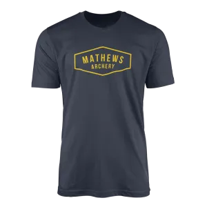 Mathews Shield Navy Tee
