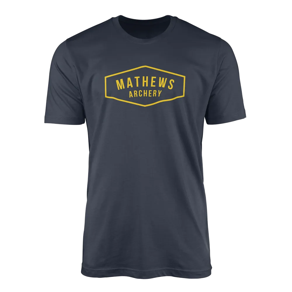 Mathews Shield Navy Tee