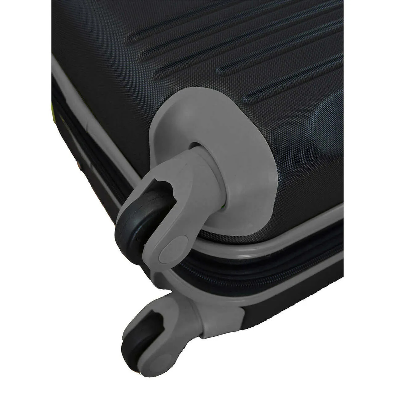 Miami Carry On Spinner Luggage | Miami Hardcase Two-Tone Luggage Carry-on Spinner in Black