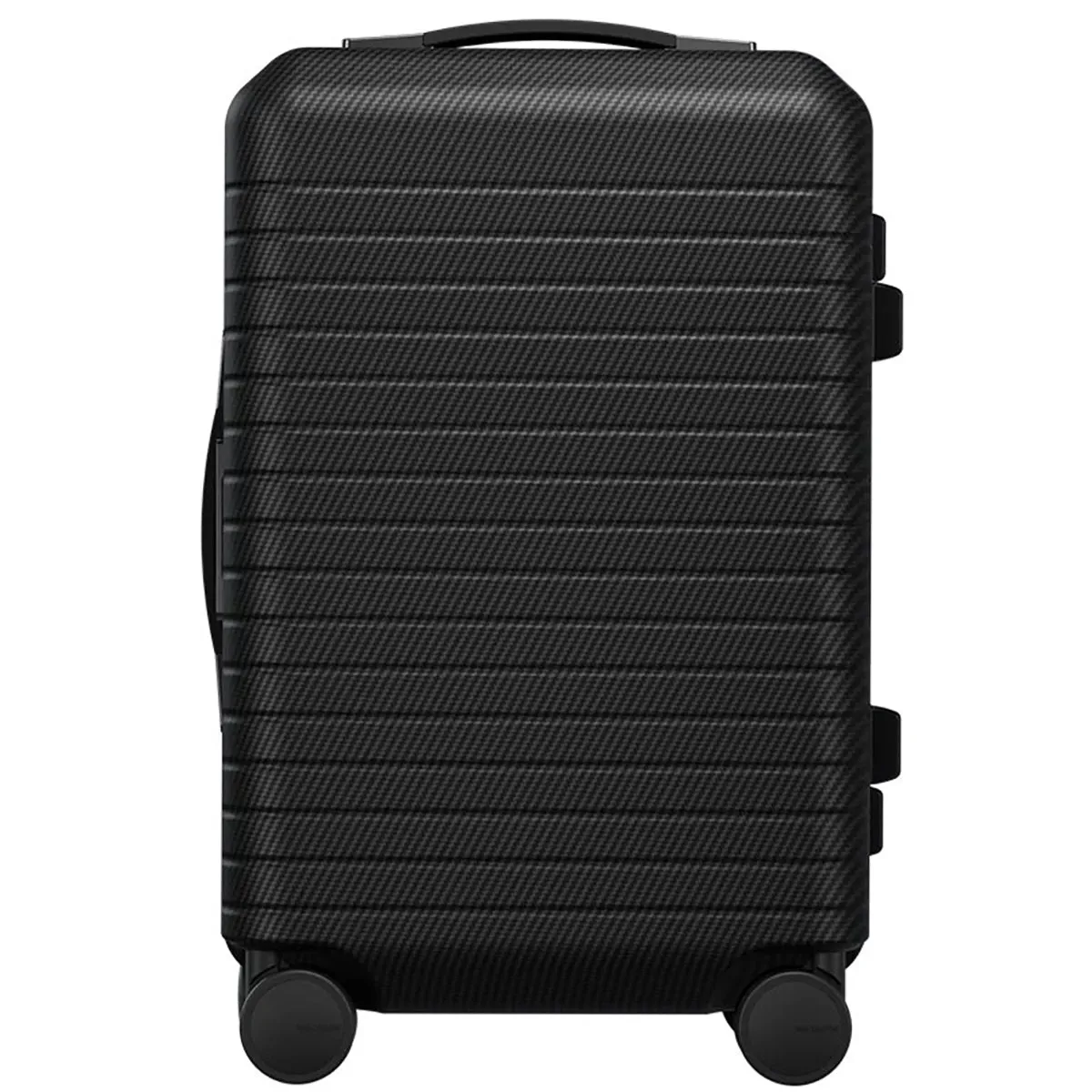MON CARBONE BLACKDIAMOND Carbon Fiber Zippered Closure Carry On Matte Black