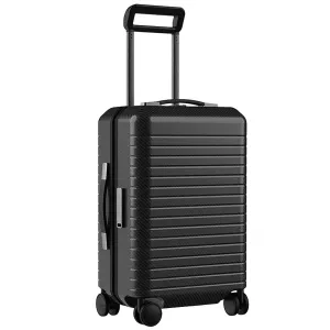 MON CARBONE BLACKDIAMOND Carbon Fiber Zippered Closure Carry On Matte Black