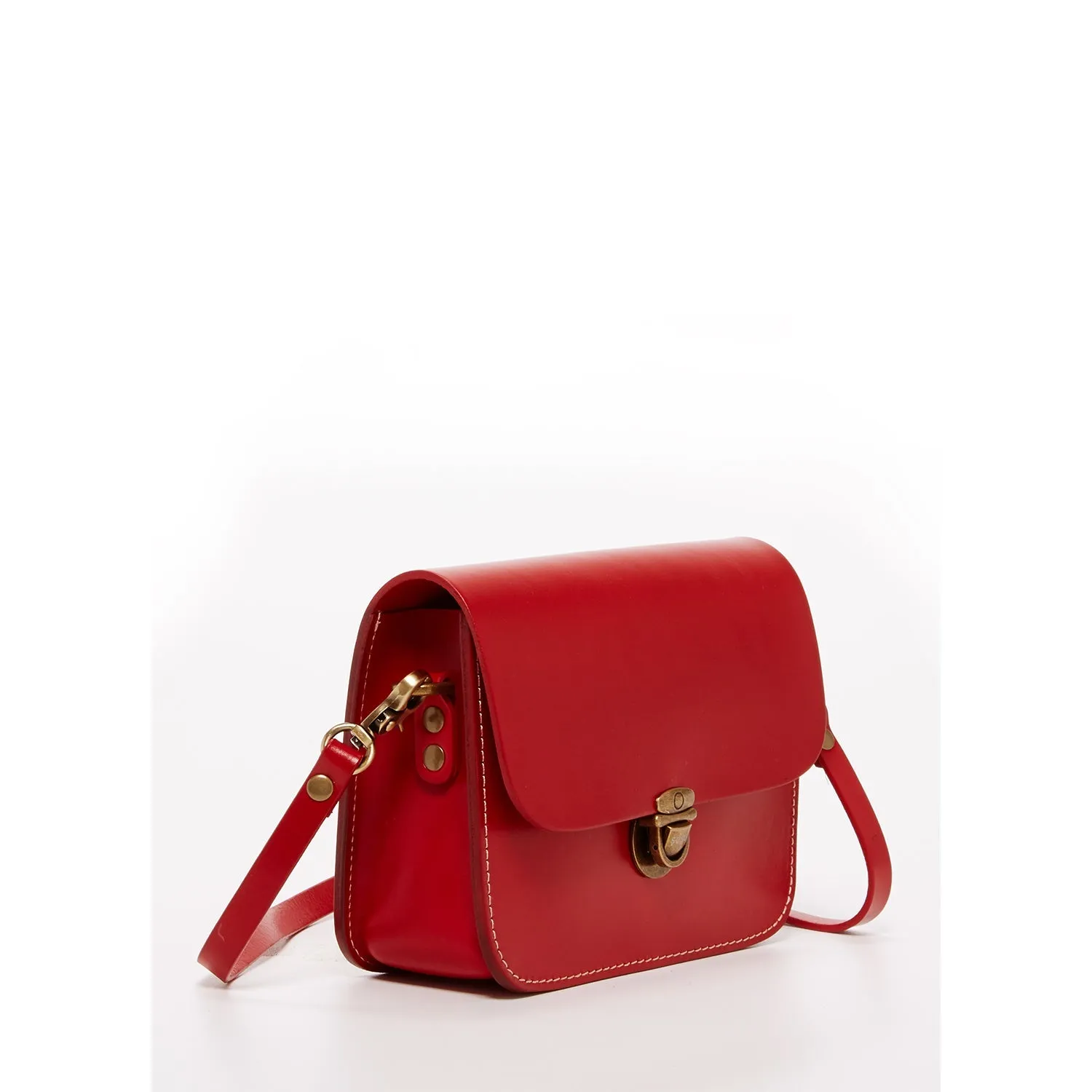 Nanah Red Leather Crossbody Bag – Stylish & Versatile Designer Handbag for Women