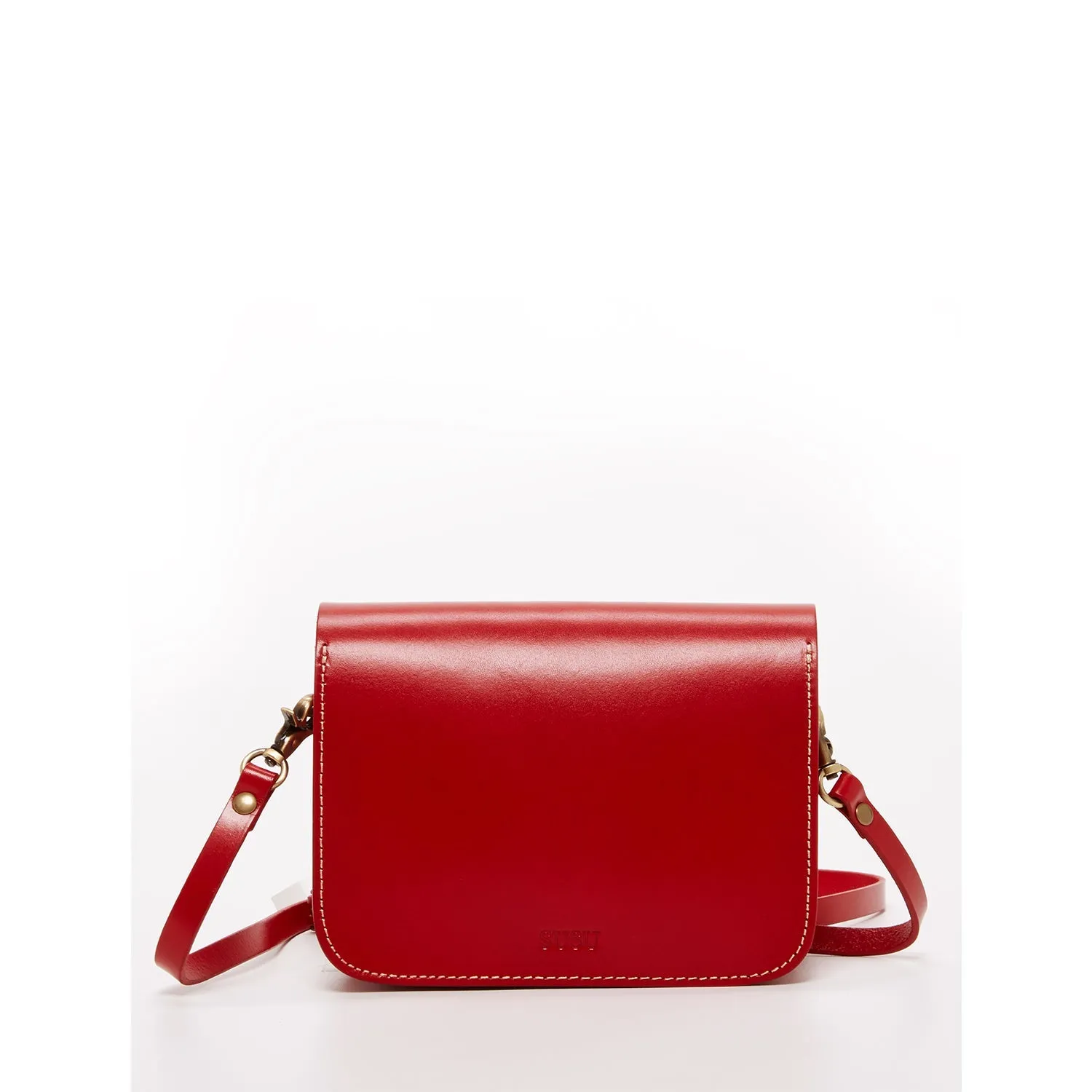 Nanah Red Leather Crossbody Bag – Stylish & Versatile Designer Handbag for Women