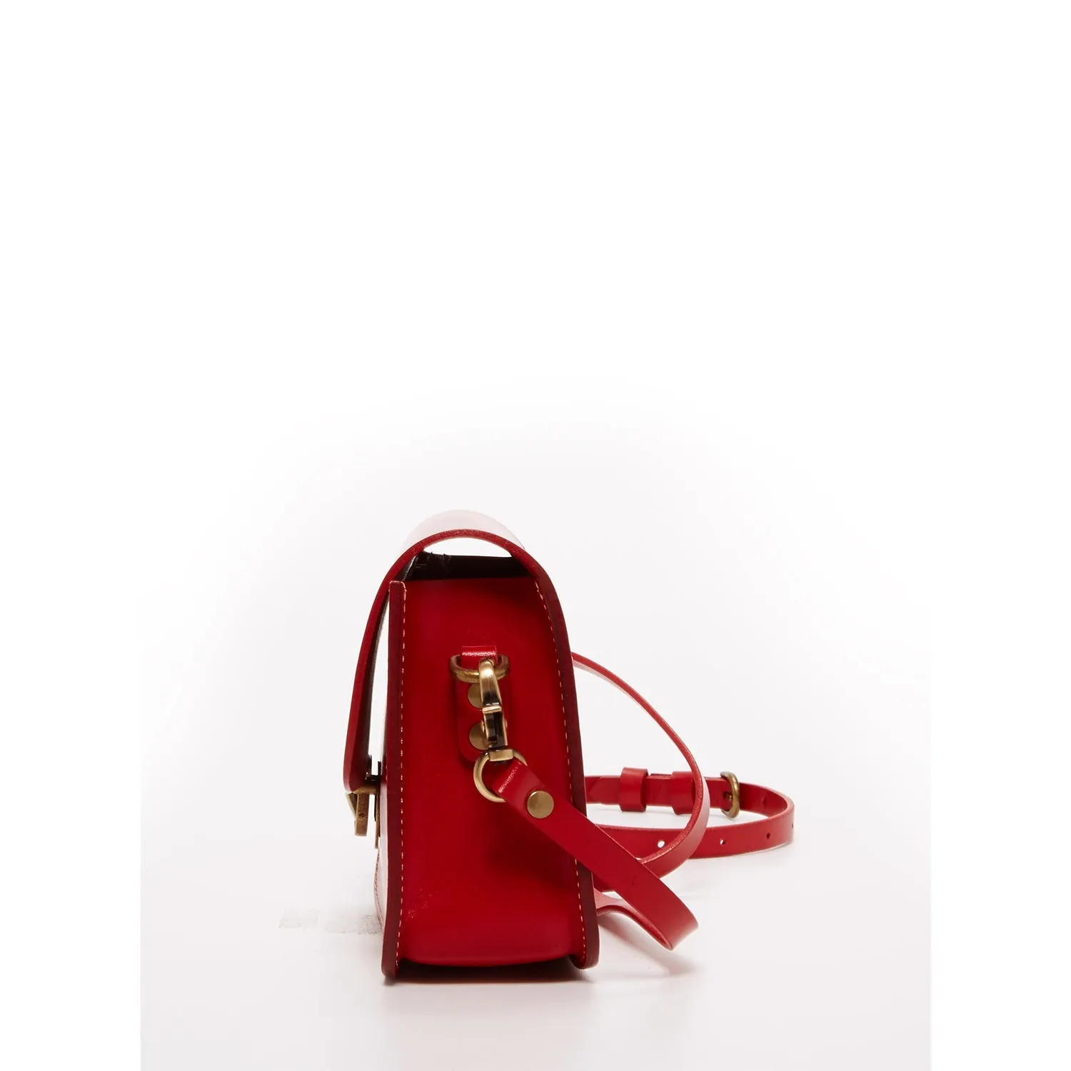 Nanah Red Leather Crossbody Bag – Stylish & Versatile Designer Handbag for Women