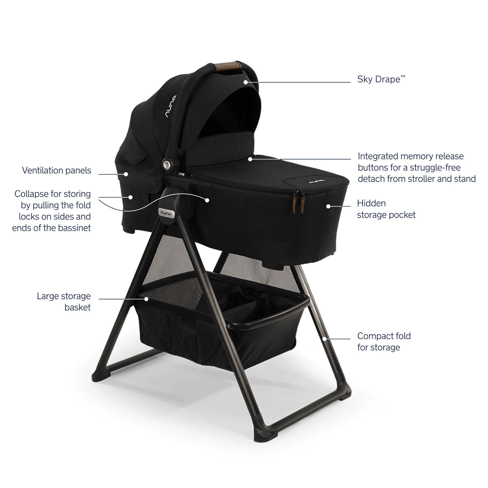 Nuna LYTL Bassinet   Stand