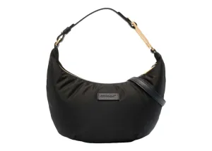 Off-White Paperclip Hobo Nylon 28 Bag Black