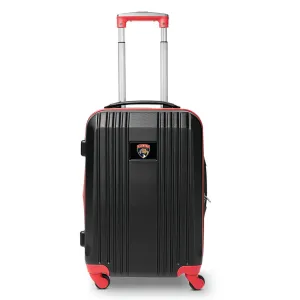 Panthers Carry On Spinner Luggage | Florida Panthers Hardcase Two-Tone Luggage Carry-on Spinner in Red