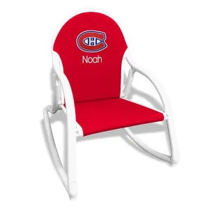 Personalized Montreal Canadiens Rocking Chair