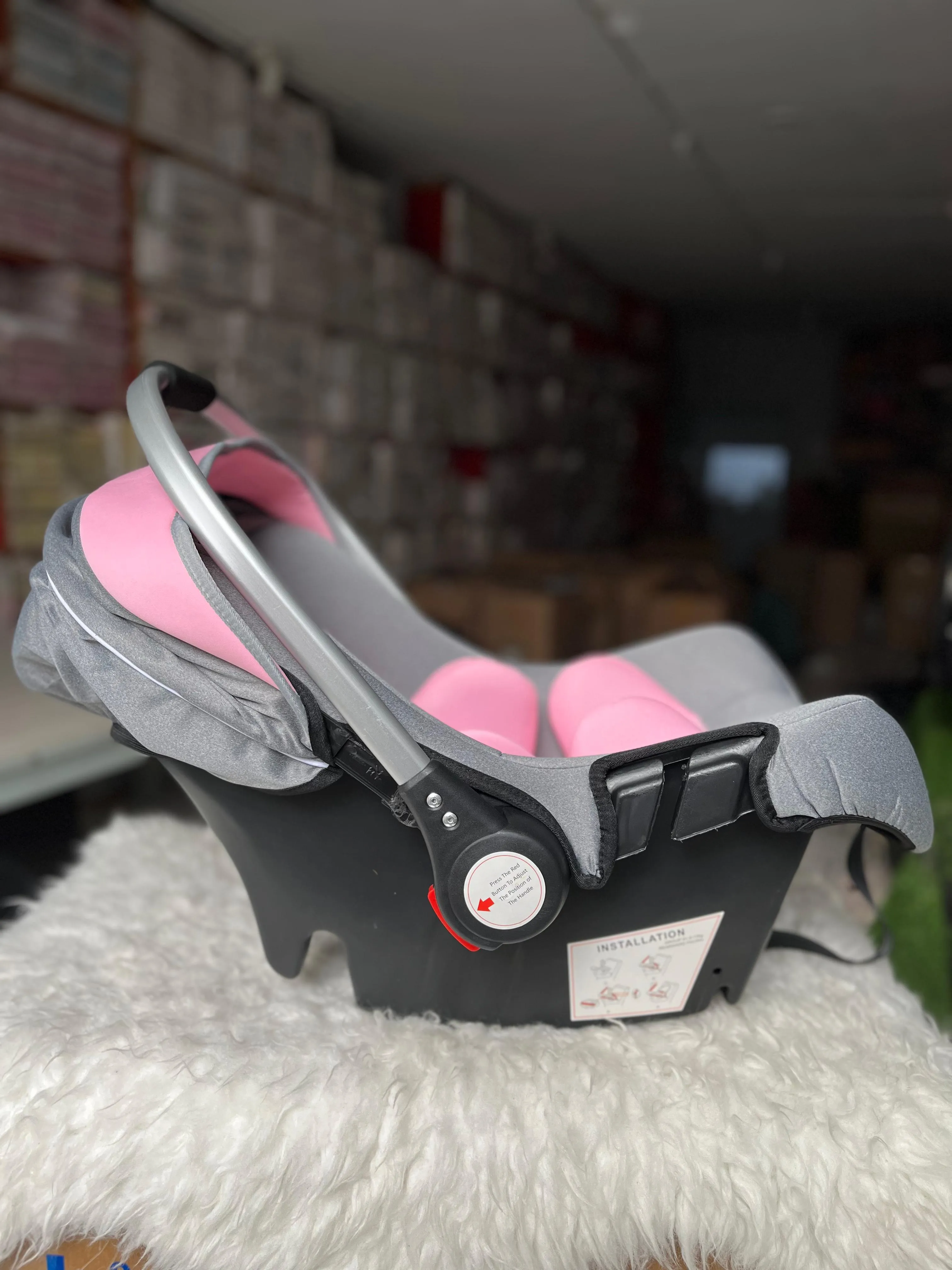 Pink Carry Cot C001