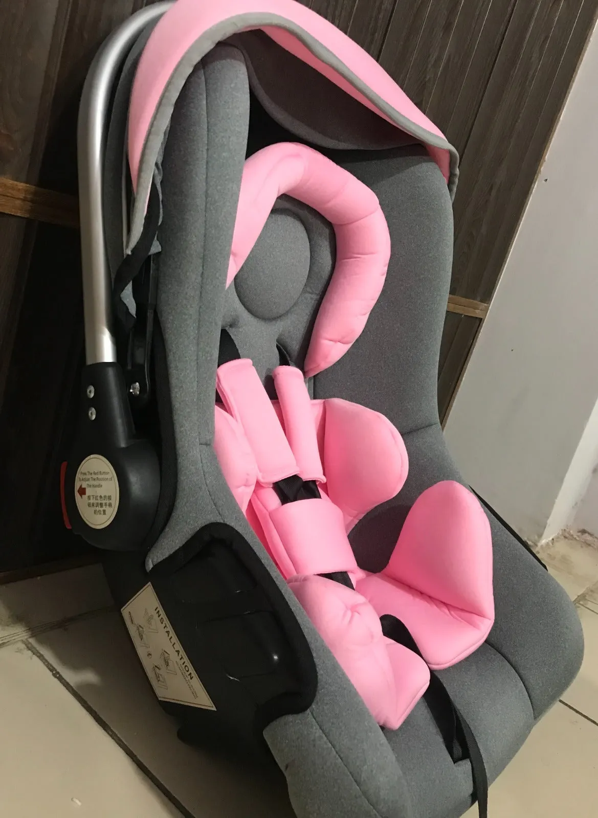 Pink Carry Cot C001