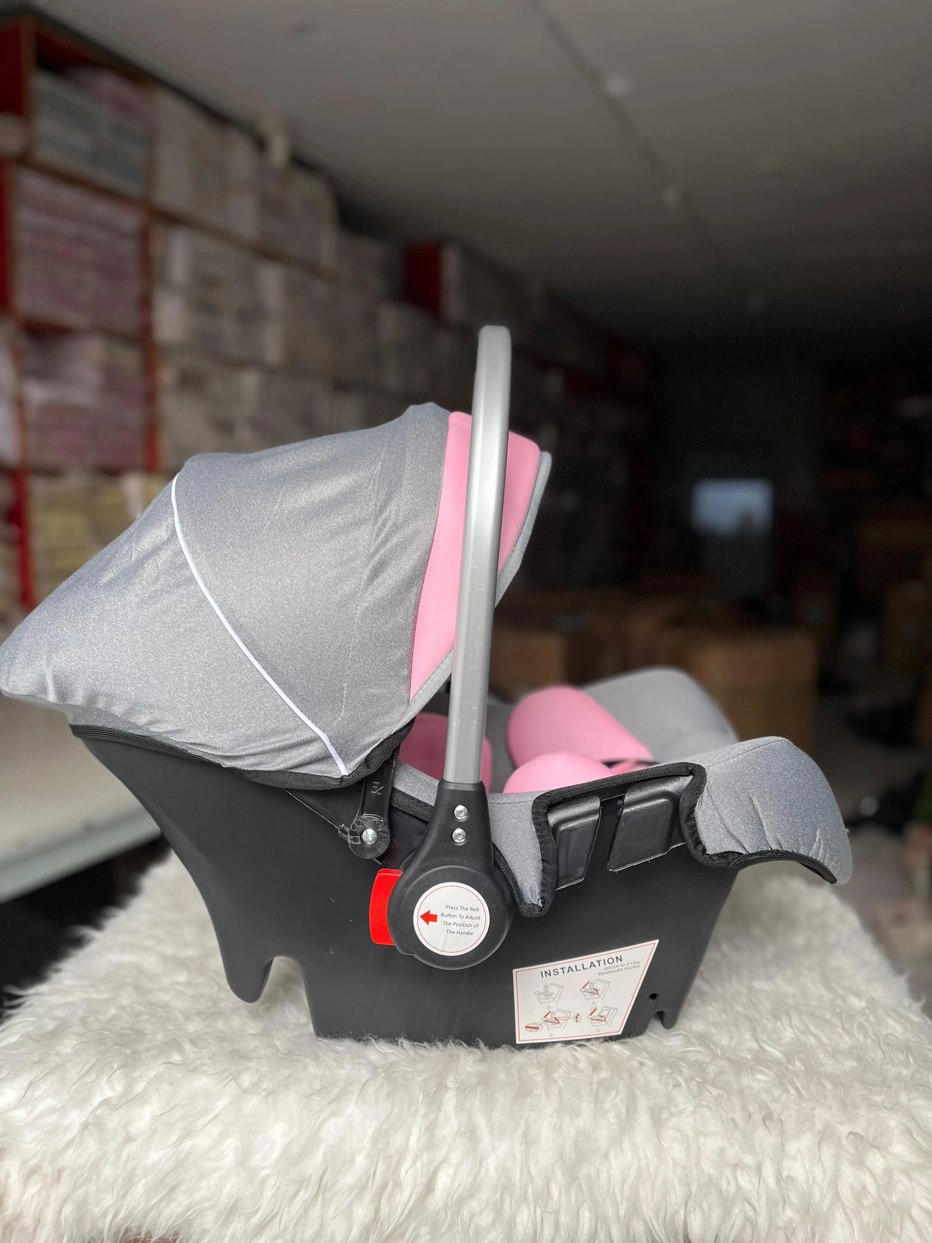 Pink Carry Cot C001