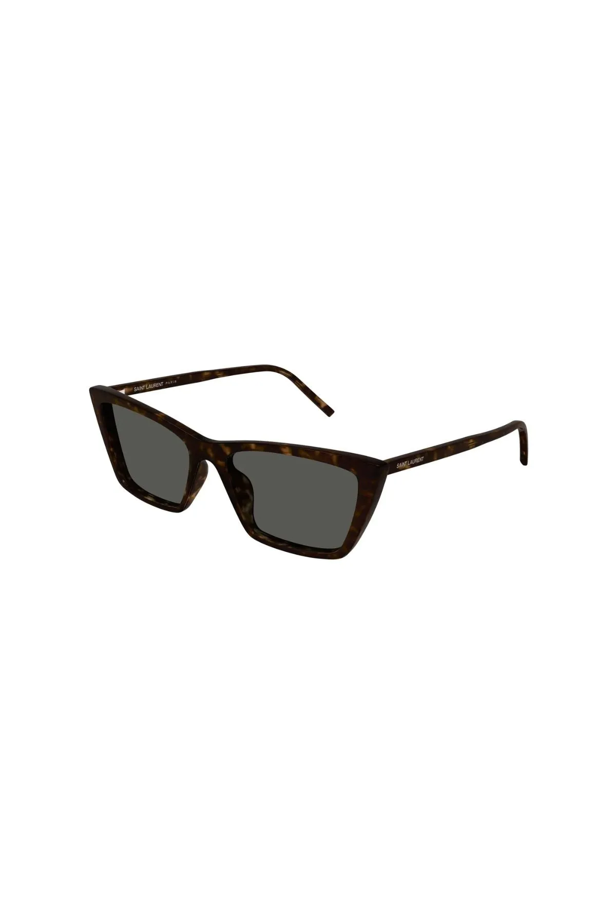 Saint Laurent Mica Thin Sunglasses - Dark Havana