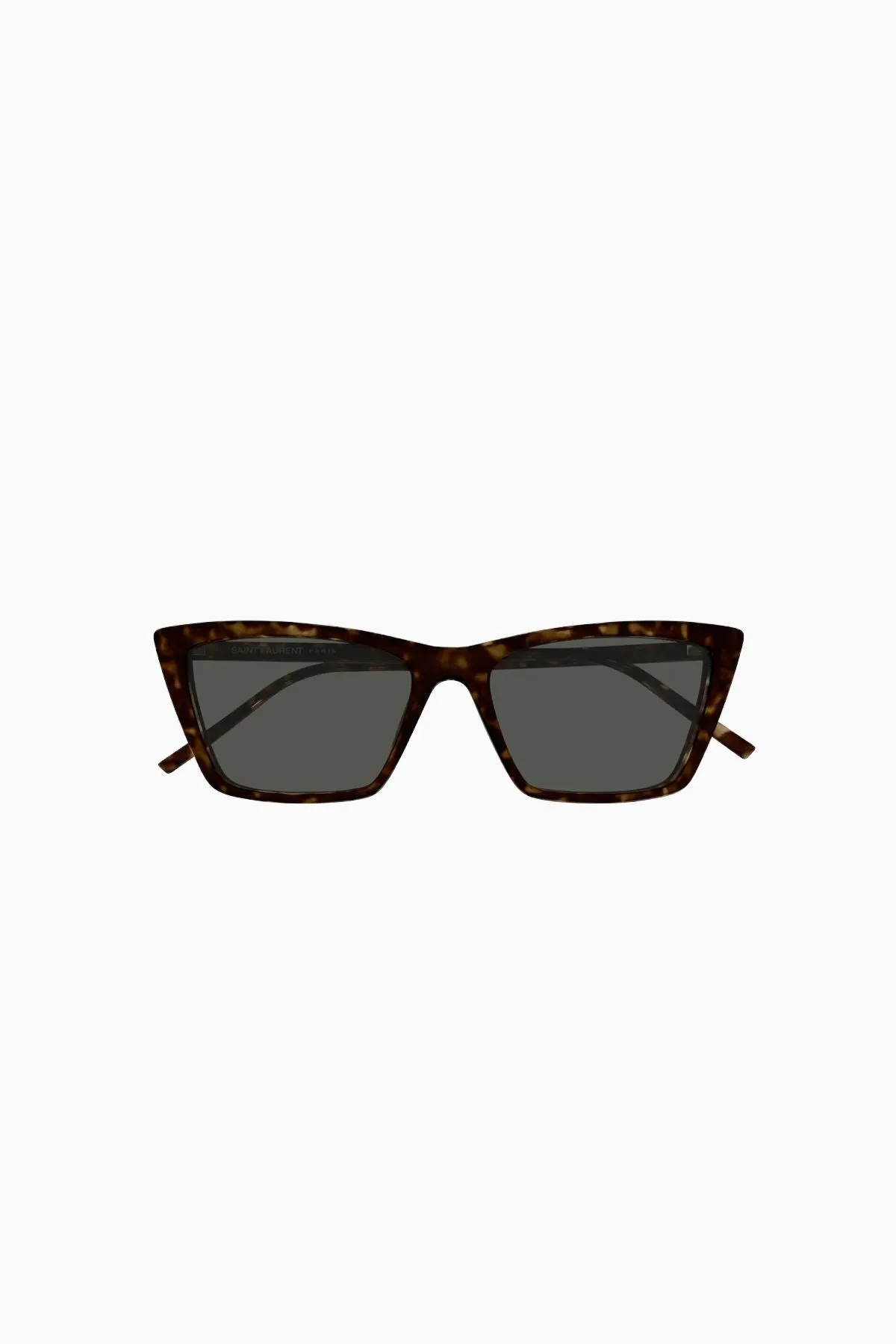 Saint Laurent Mica Thin Sunglasses - Dark Havana