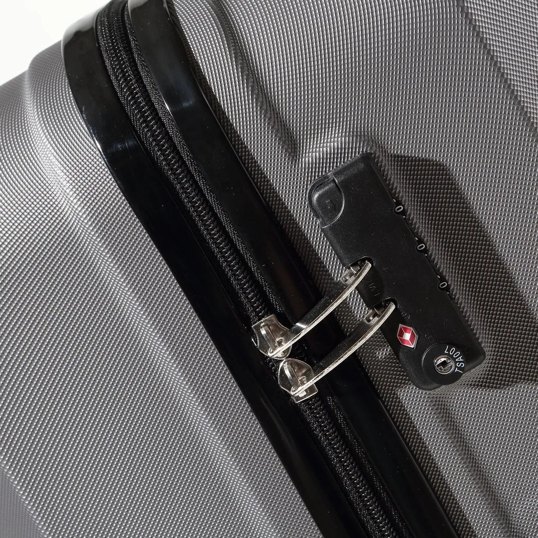 Set of 3 20" 24" 28" Luggage Sets - Dark Grey