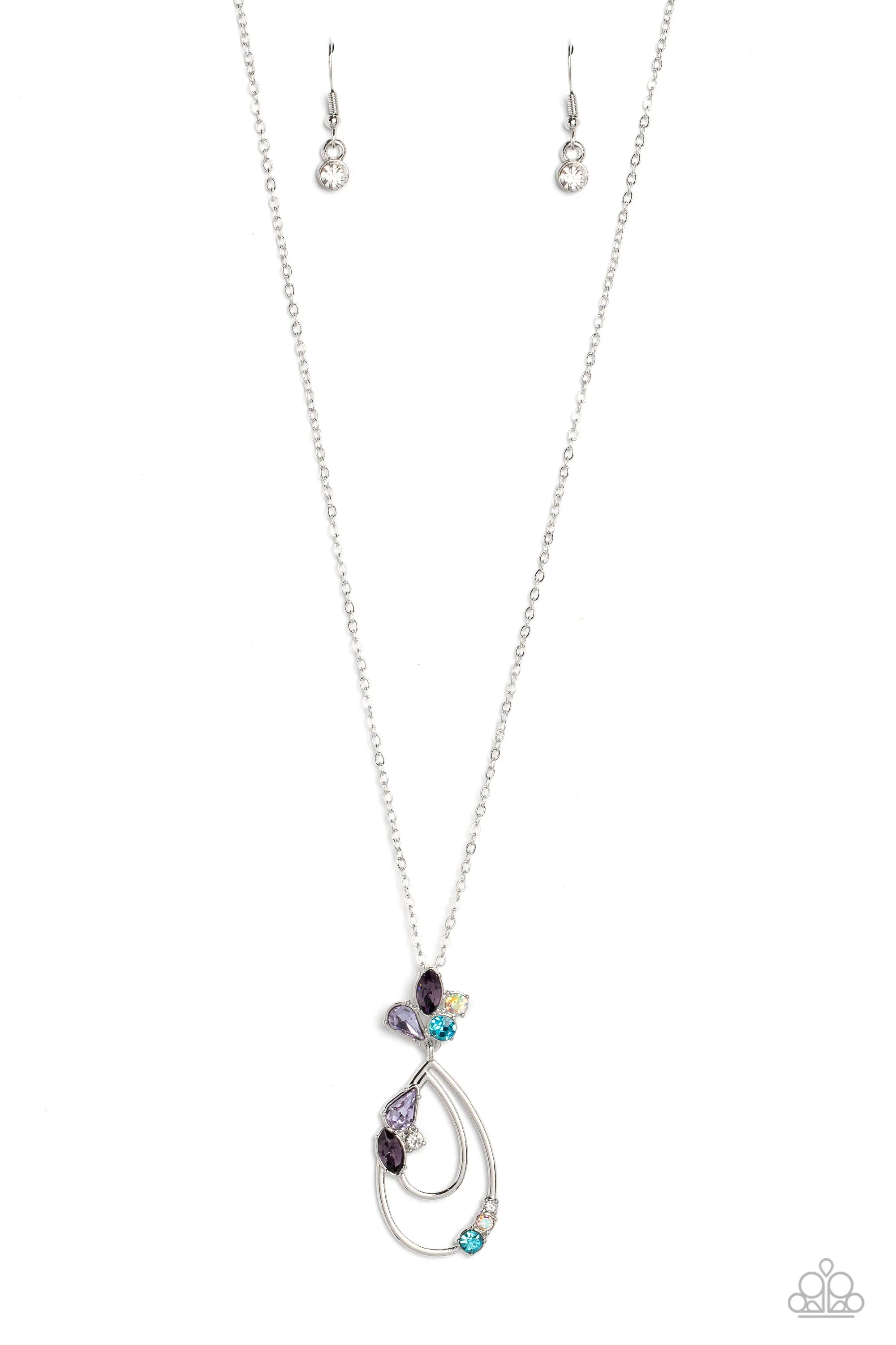 Sleek Sophistication - Purple Necklace - Paparazzi Accessories