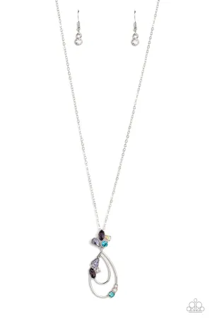 Sleek Sophistication - Purple Necklace - Paparazzi Accessories