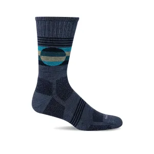 SOCKWELL NORTH RIM 15-20 MMHG COMPRESSION CREW SOCKS DENIM - MENS