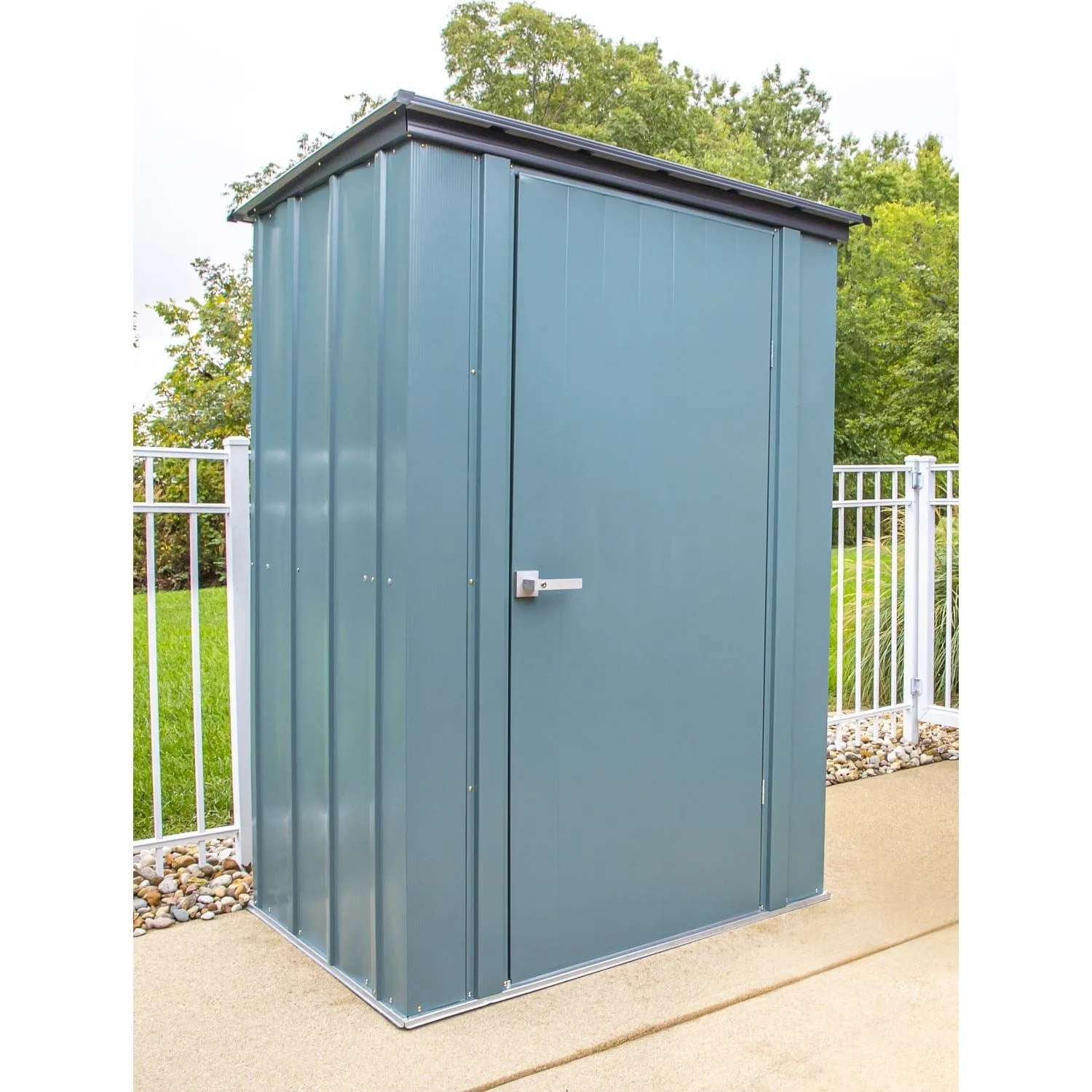 Spacemaker | Patio Shed, 4' x 3' Juniper Berry