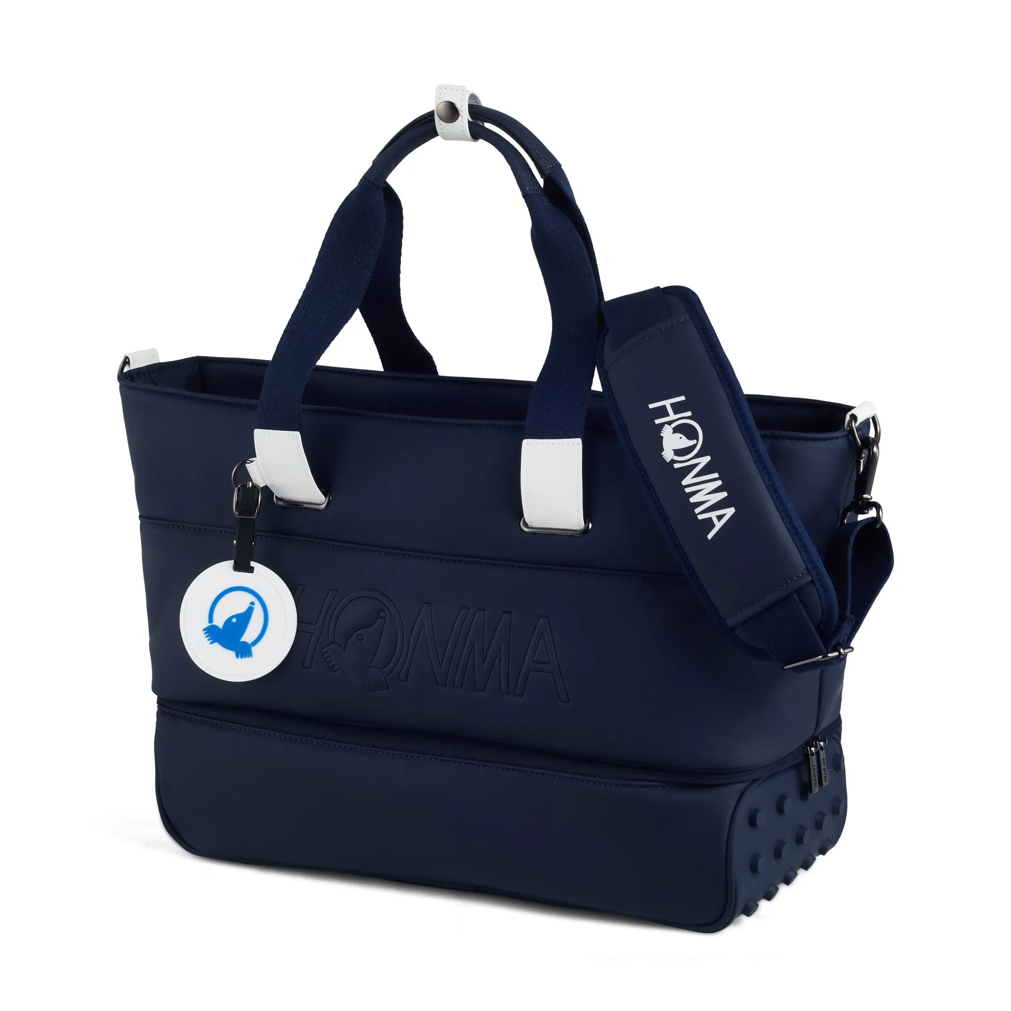 Sporty Boston Bag White/Navy